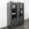Vetrina Agostino, cm 100x41h146,<Dmora Outlet