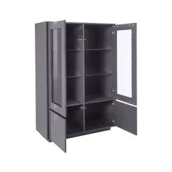 Vetrina Agostino, cm 100x41h146,<Dmora Outlet