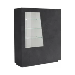 Vetrina Ask, cm 120x43h146,<Dmora Outlet
