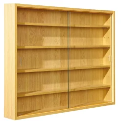 Vetrina Aurich, Credenza espositiva, Vetrinetta multiuso, Madia da soggiorno, 80x10 h60 cm,<Dmora Hot