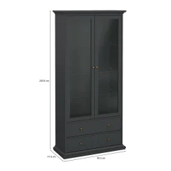 Vetrina Dvatt, 42x96 h201 cm,<Dmora Cheap
