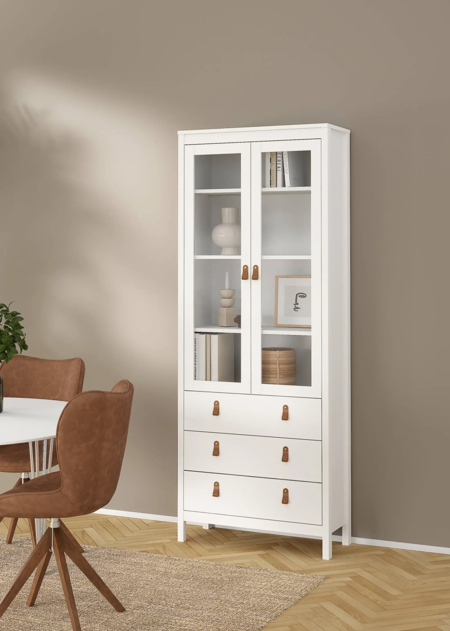 Vetrina Lazio, 33x78 h199 cm,<Dmora Flash Sale